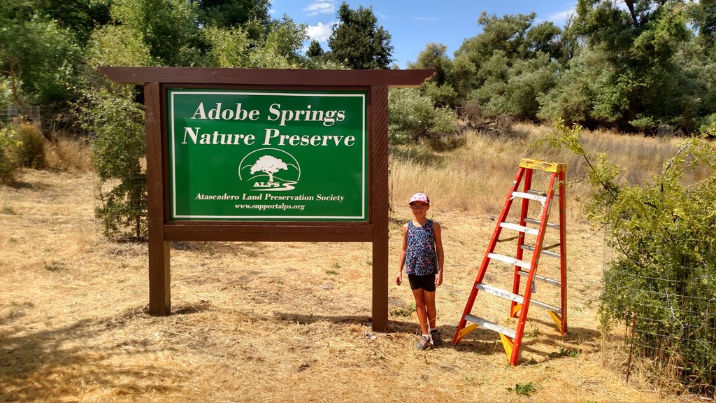 Painting is fun . . . and the sign looks great!