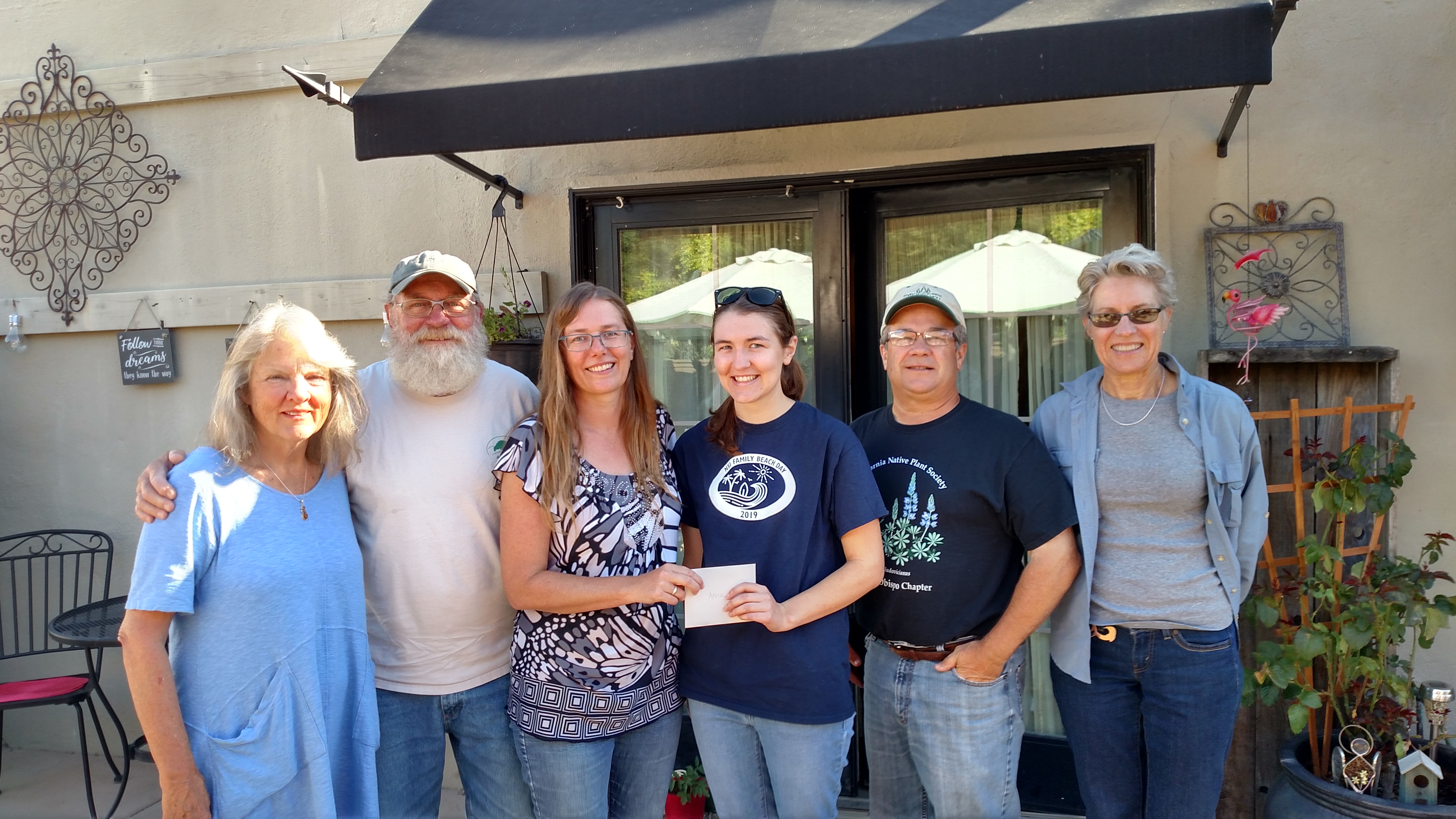 L to R: Kate Montgomery, Cory Meyer, Meg Perry, Anna Stubler, Mike Orvis, Deb Dight