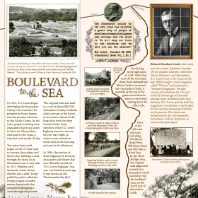 Boulevard to the Sea - Trailhead Kiosk